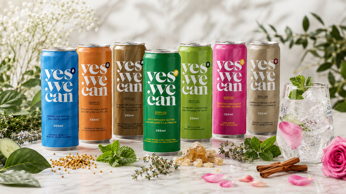 Hydrosol Sparkling Water: The Clean-Label, Sugar-Free Botanical Drink from Yes We Can