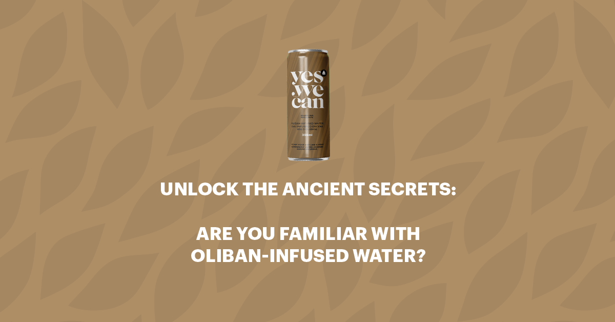 Are you familiar with Oliban Infused Water?