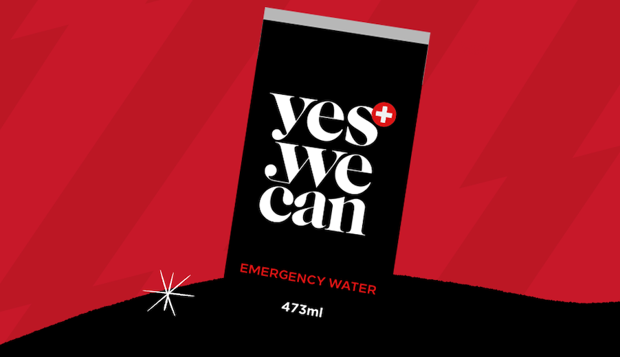 Yes We Can Emergency Water: Sustainable Emergency Water Storage for Zero Waste
