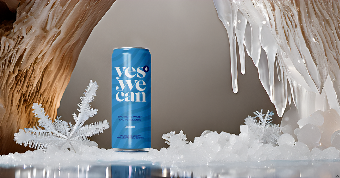 Pure and Simple: Plain Sparkling Water by Yes We Can Drinks