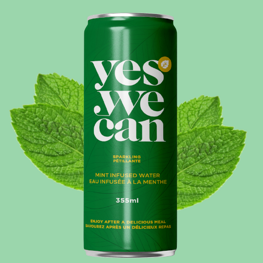 Yes We Can - Mint Infused Canadian Sparkling Water