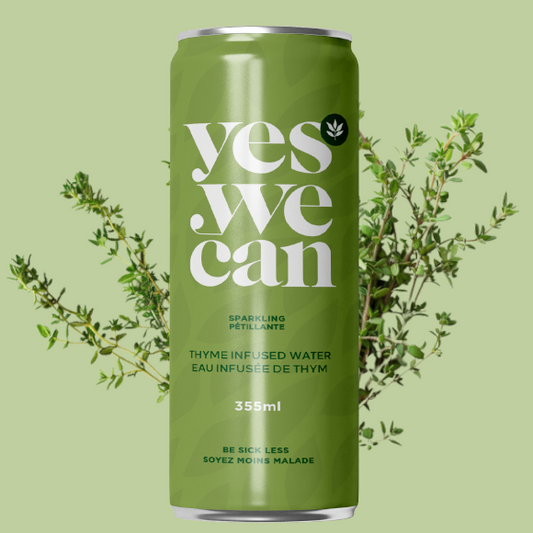 Yes We Can - Thyme Infused Canadian Sparkling Water